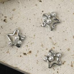 D.nail ジュエリービジューパーツ DS-53 7×7mm 10P #8293