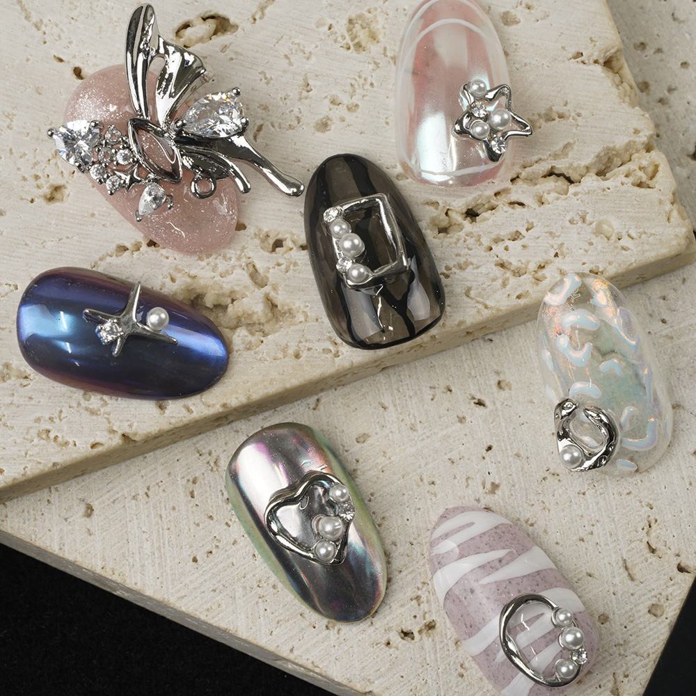 D.nail ジュエリービジューパーツ DS-54 8×8mm 10P #8294