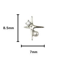 D.nail ジュエリービジューパーツ DS-55 8.5×7mm 10P #8295