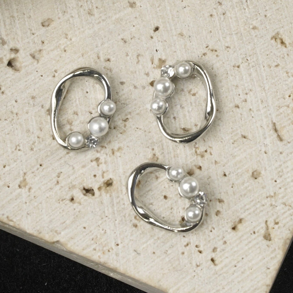 D.nail ジュエリービジューパーツ DS-57 8.5×6.5mm 10P #8297