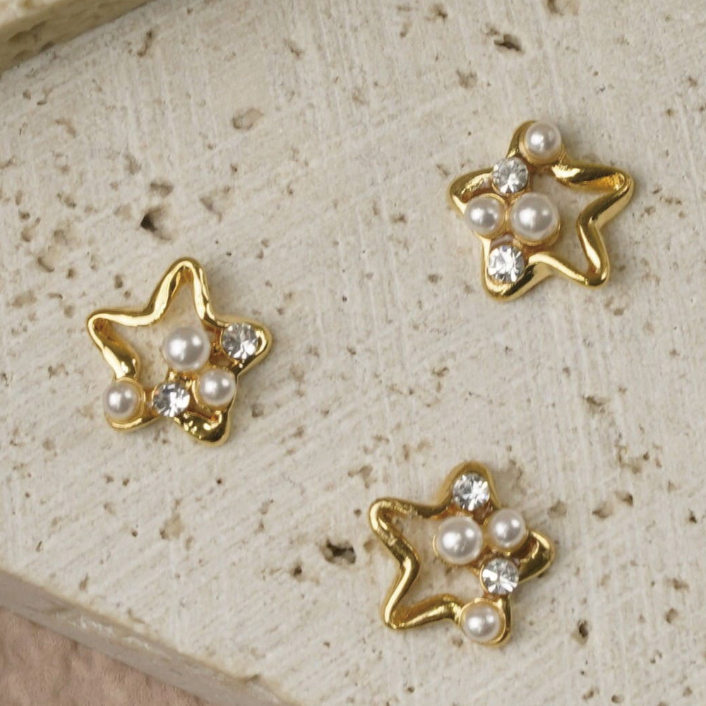 D.nail ジュエリービジューパーツ DM-111 7×7mm 10P #8300