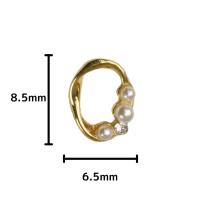 D.nail ジュエリービジューパーツ DM-115 8.5×6.5mm 10P #8304
