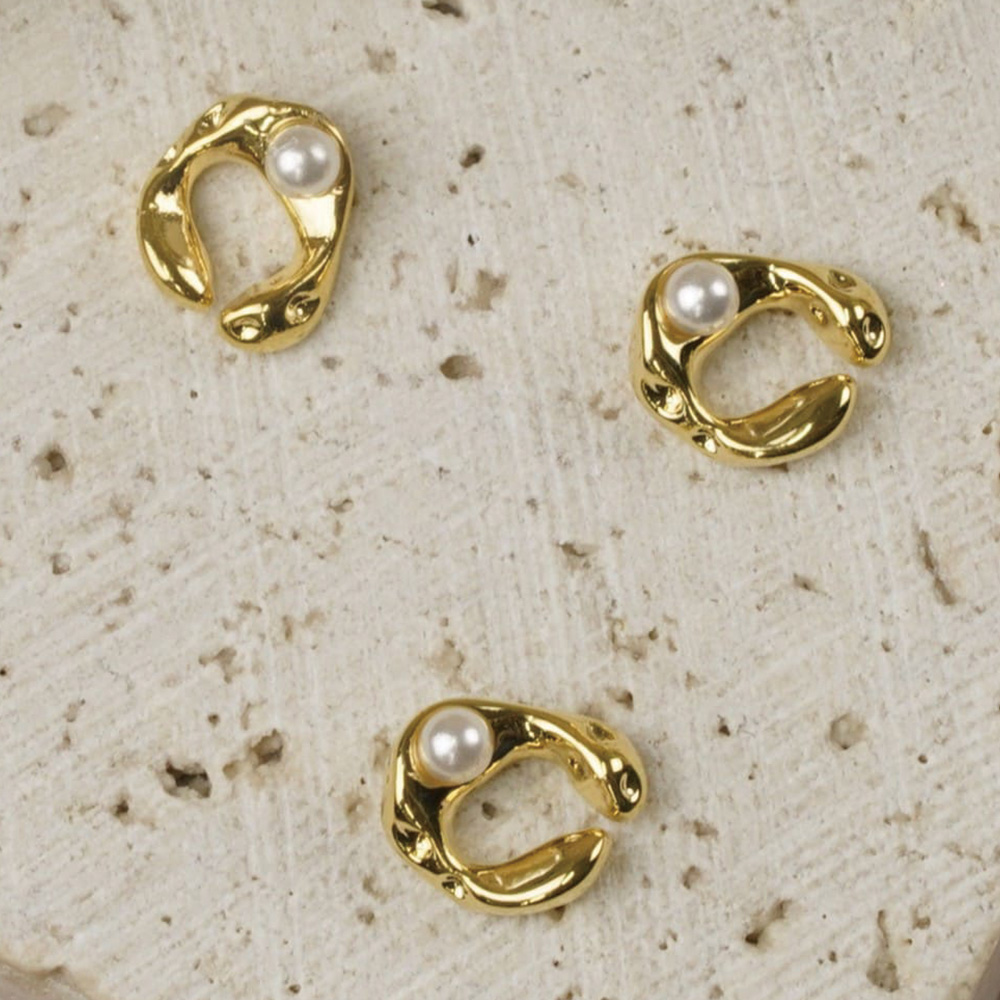 D.nail ジュエリービジューパーツ DM-116 6.5×5.5mm 10P #8305