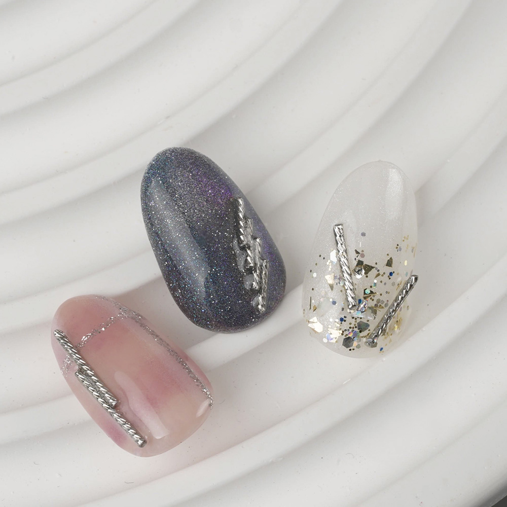D.nail ジュエリービジューパーツ DS-60 5×0.8mm 20P #8306