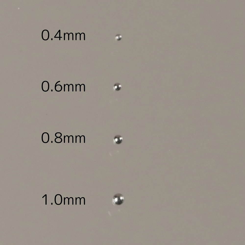 D.nail ブリオン シルバー 1.0mm 10g #8366