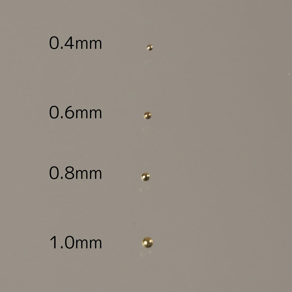 D.nail ブリオン ゴールド 1.0mm 10g #8370
