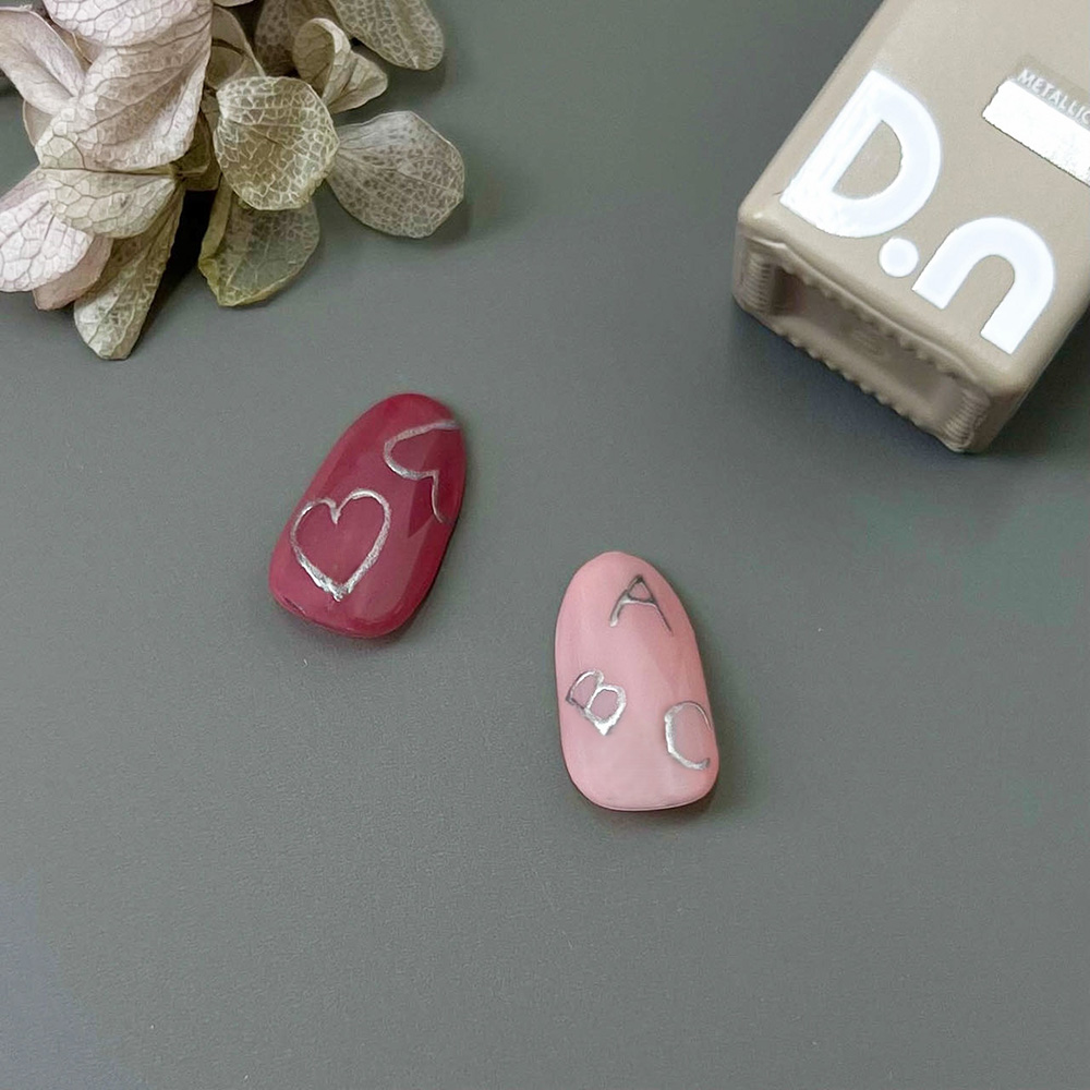 D.nail アートジェル 極ジェル 7g メタリックシルバー #7143