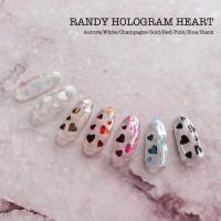 KiraNail RANDY HOLOGRAM HEART オーロラ HO-HEA-03