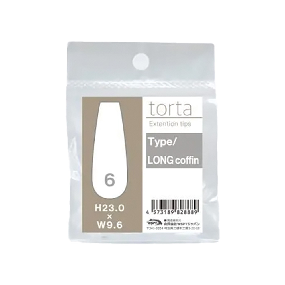 WSPT JAPAN トルタ エクステンションチップ ロングコフィン No.6 TOP2625