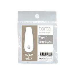 WSPT JAPAN トルタ エクステンションチップ ロングコフィン No.6 TOP2625