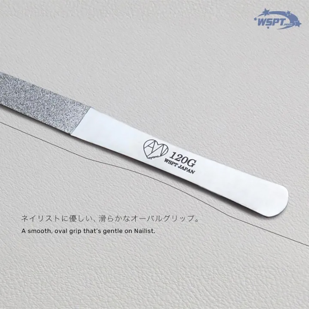 WSPT JAPAN グリップ付きダイヤモンドファイル120G 両面 OF21036