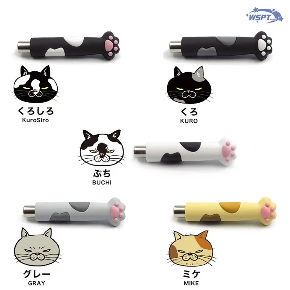 WSPT JAPAN 猫型マグネットスティック にゃんマグ OA41450 くろしろ