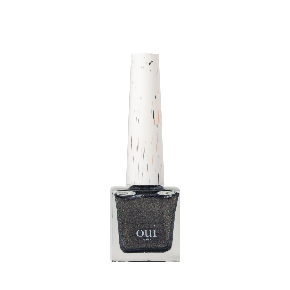 oui nails ピールオフマニキュア 8ml GD108 シャイニーブラック