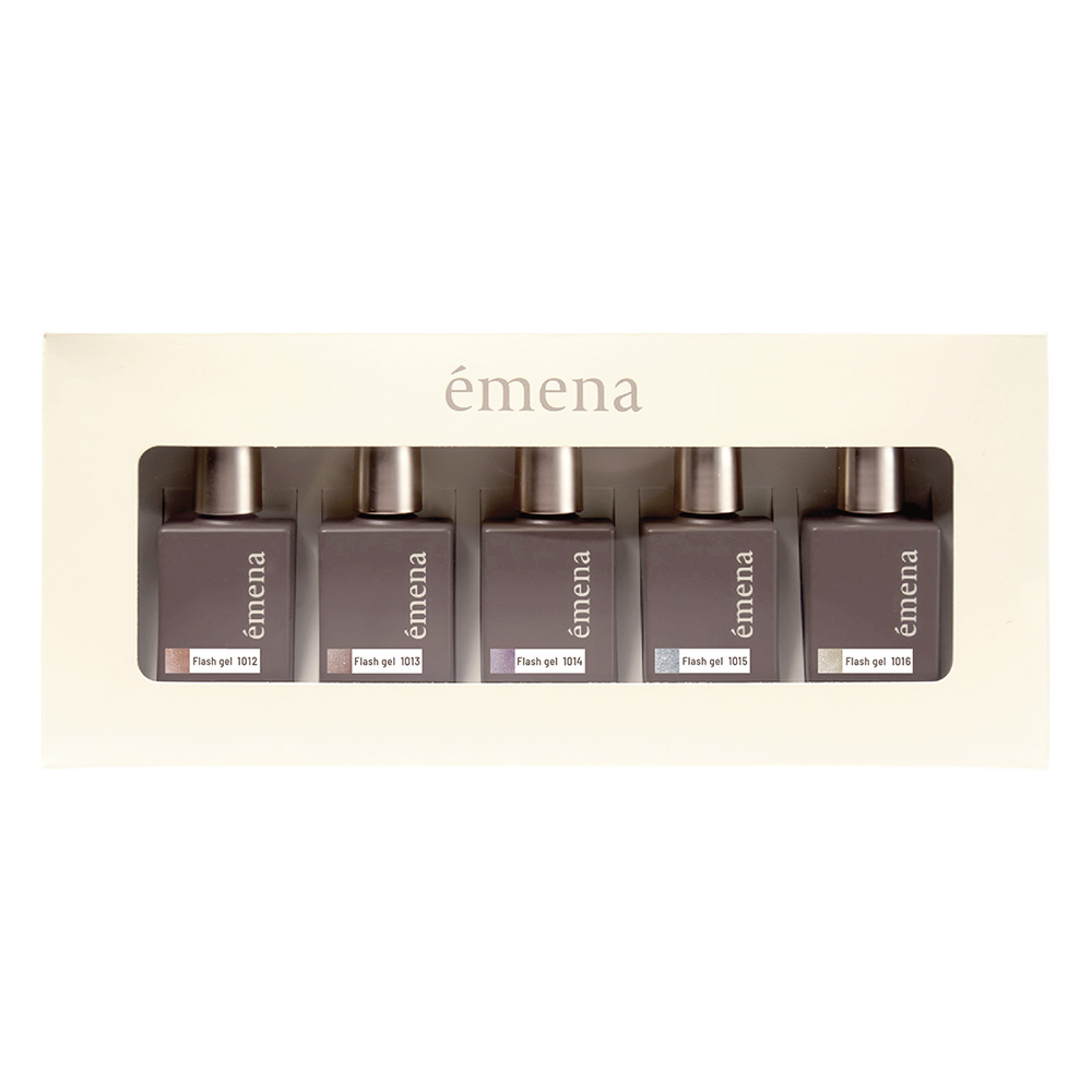エメナ フラッシュジェル 8g 5色セット 1012-1016 EMENA-FL5D