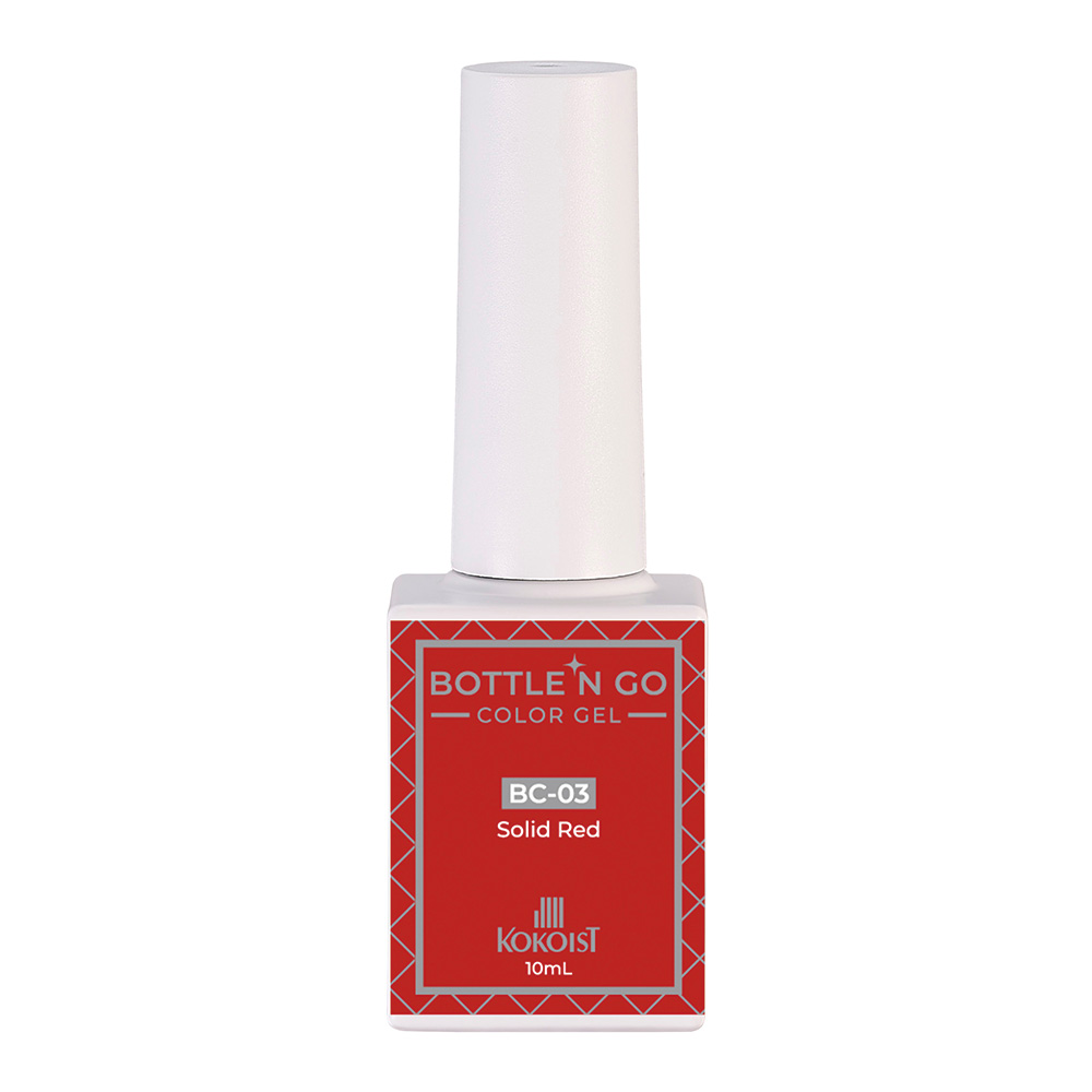 ココイスト ボトルンゴーカラージェル 10ml BC-03 ソリッドレッド