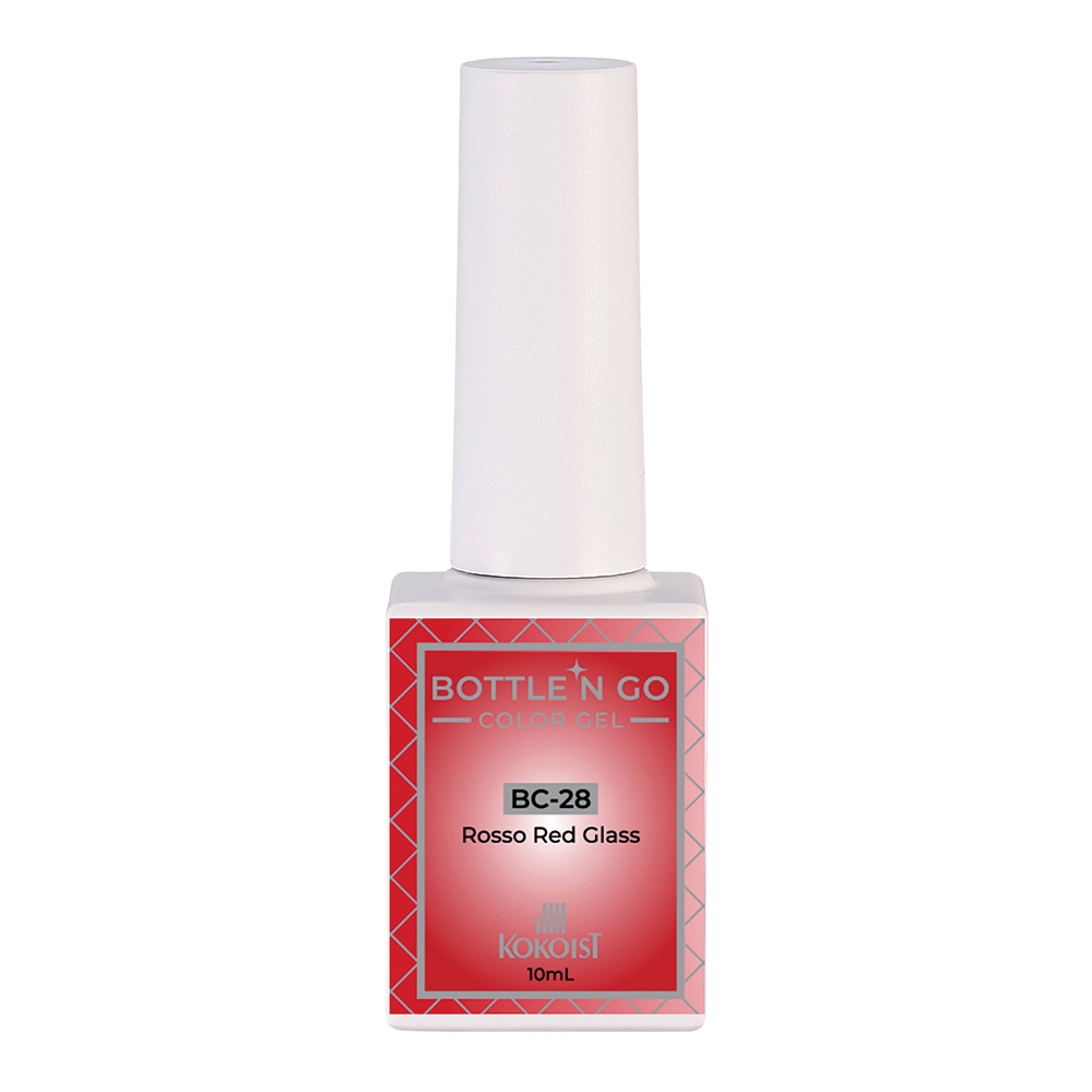 ココイスト ボトルンゴーカラージェル 10ml BC-28 ロッソレッドグラス