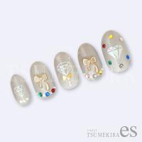 ツメキラes シャイニーストーン オーロラ (ジェル専用) ES-SOM-008