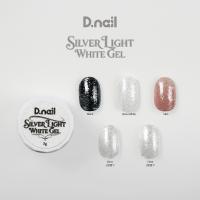 D.nail カラージェル 銀光ホワイト ジェル 3g #38125