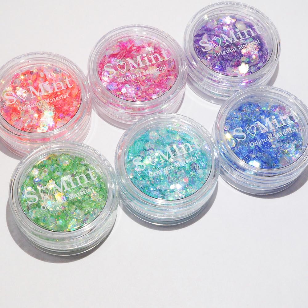 SMint エスミント オーロラ ホログラム トゥインクル 約1g オレンジオーロラ