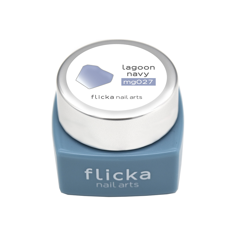●flicka nail arts フリッカマグジェル 3g mg027 ラグーンネイビー