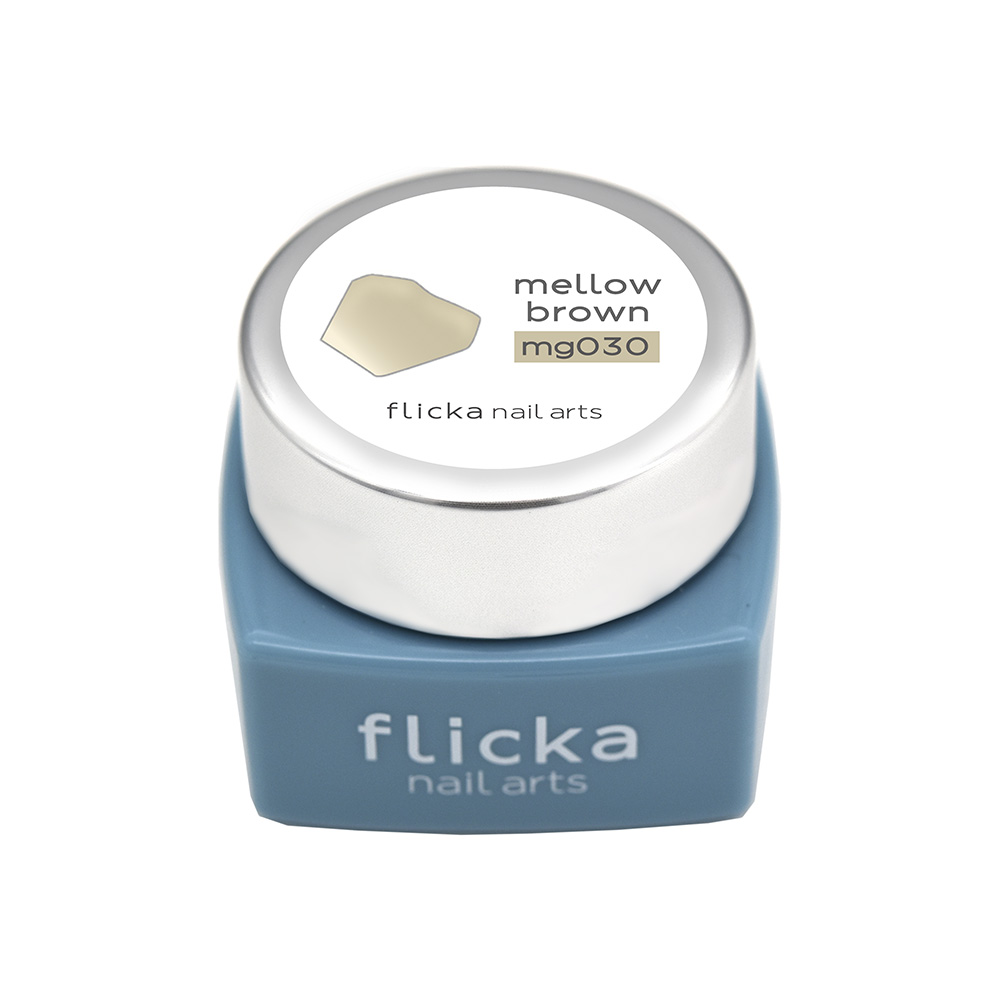 ●flicka nail arts フリッカマグジェル 3g mg030 メロウブラウン