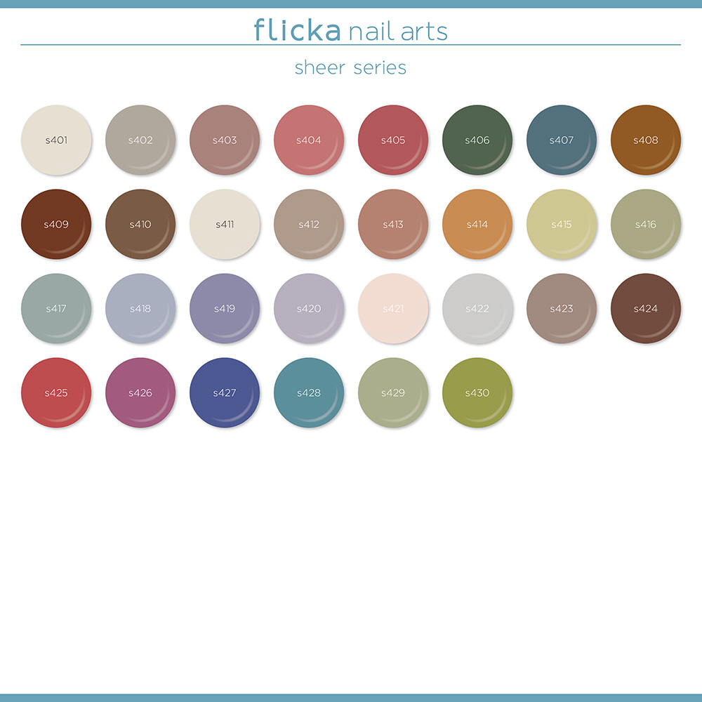 ●flicka nail arts フリッカカラー&マグジェル 122色セット FG-122SET