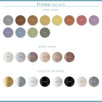 ●flicka nail arts フリッカカラー&マグジェル 122色セット FG-122SET