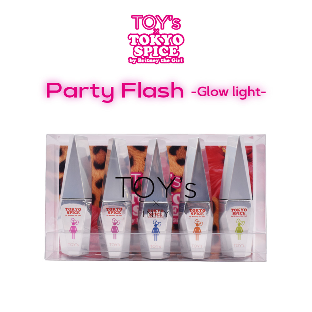 ●TOY's×INITY パーティーフラッシュ 12ml T-PFST5B 5色セット