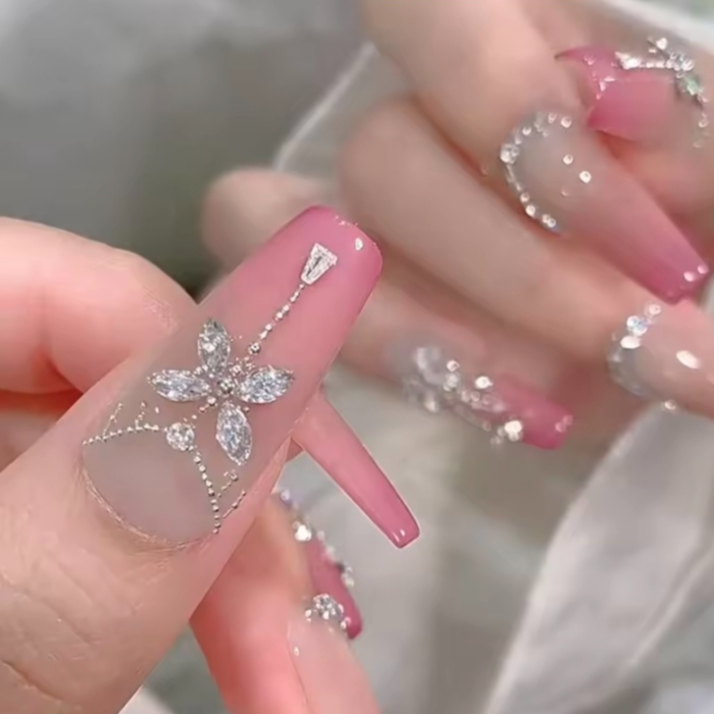 Boutique Korea miniピョンクリスタル 50個 ボート2×4mm Mini-04