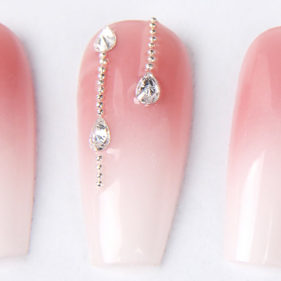 Boutique Korea miniピョンクリスタル 50個 しずく2×3mm Mini-05