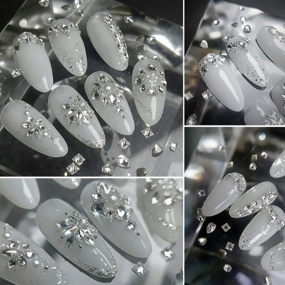 Boutique Korea miniピョンクリスタル 50個 正射角2×2mm Mini-07