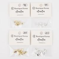 Boutique Korea メタルアシメリボンパーツ小 2P HO-96 ゴールド