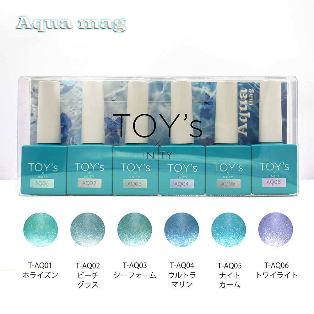 TOY's×INITY アクアマグ 7ml T-AQST6 6色セット