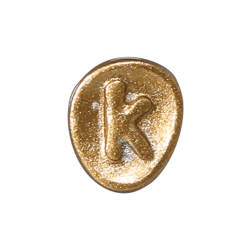Bonnail アルファベットメダリオン K 4P