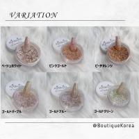 Boutique Korea ガラスグリッター2g ゴールドブルー G-23M
