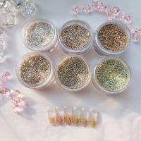 Boutique Korea ガラスグリッター2g ゴールドブルー G-23M