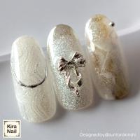 KiraNail メタルリボンメルヘンチュール シルバー RIB-MME-SHI