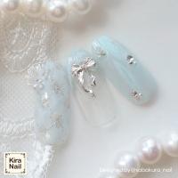 KiraNail メタルリボンメルヘンチュール シルバー RIB-MME-SHI