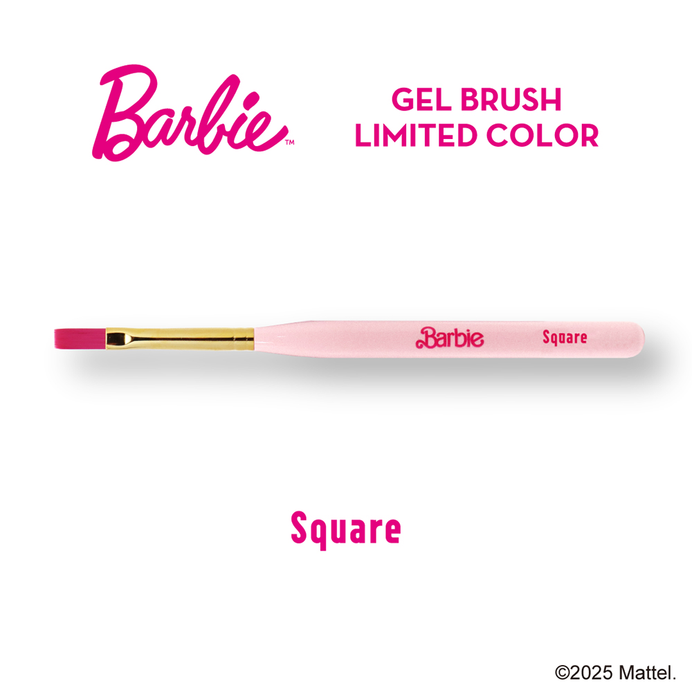 ●Barbie ジェルブラシ SQ スクエア リミテッドカラー B-BR-SQ2