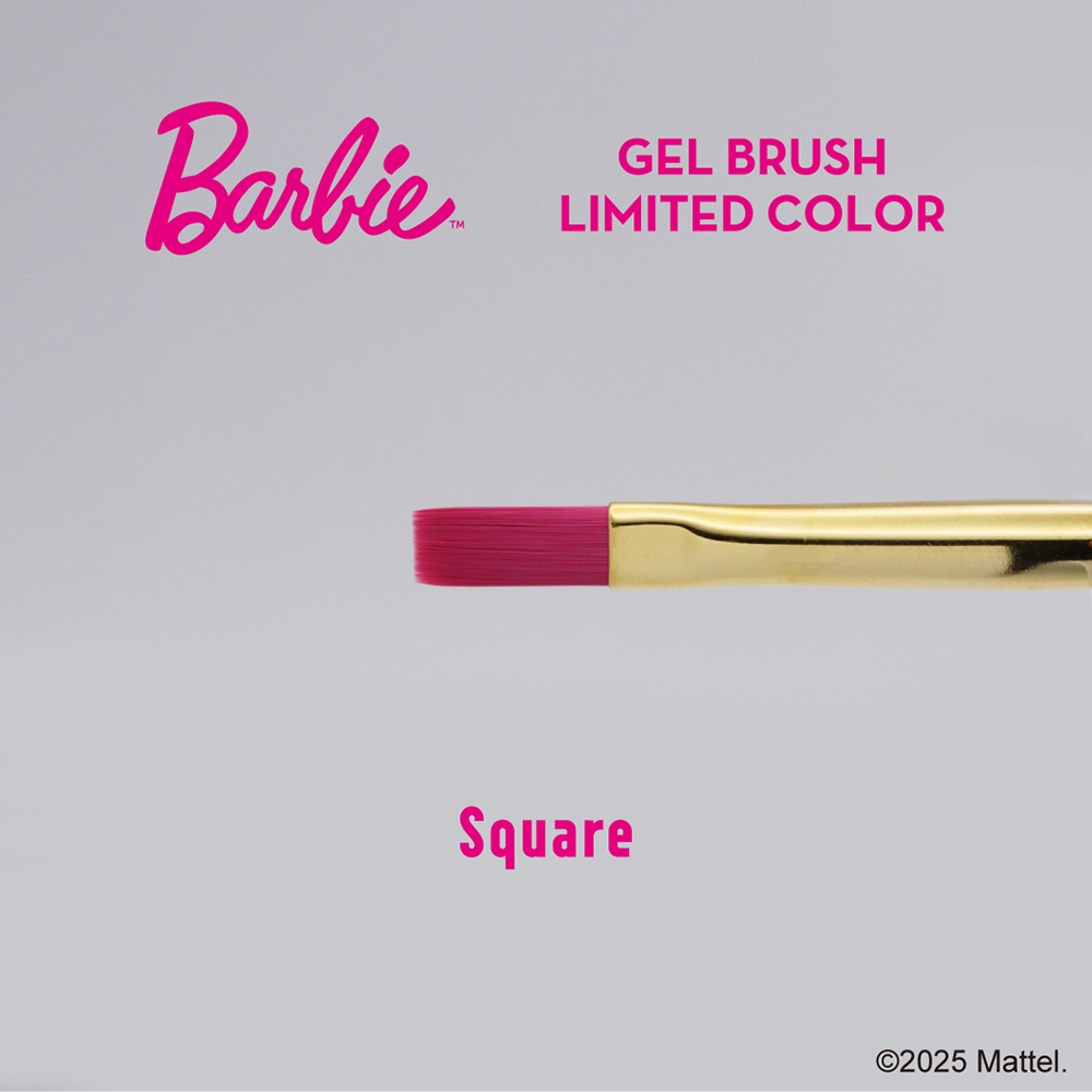 ●Barbie ジェルブラシ SQ スクエア リミテッドカラー B-BR-SQ2