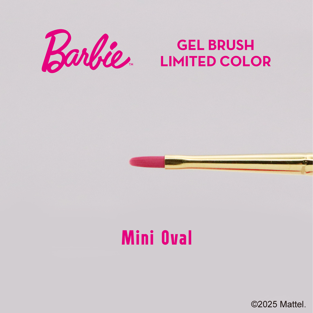 ●Barbie ジェルブラシ MO ミニオーバル リミテッドカラー B-BR-MO2
