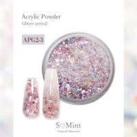 SMint エスミント アクリル パウダー グリッター シリーズ2 8g APG2-3