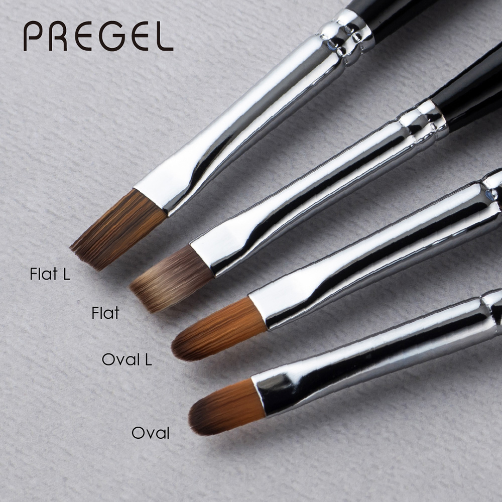 PREGEL ジェルブラシ オーバル GB-OM