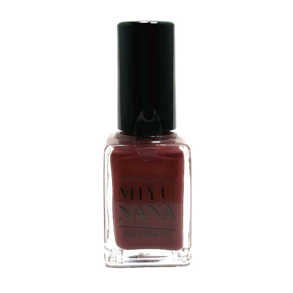 ●MIYUNANA ナチュラルウォーターネイルカラー 10ml MN-504 ワインレッド