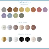 flicka nail arts フリッカカラー&マグジェル 115色セットFG-115SET