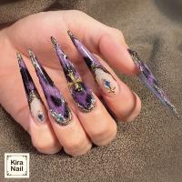 KiraNail 転写アートホイル アニマル パープル FO-BEK-02