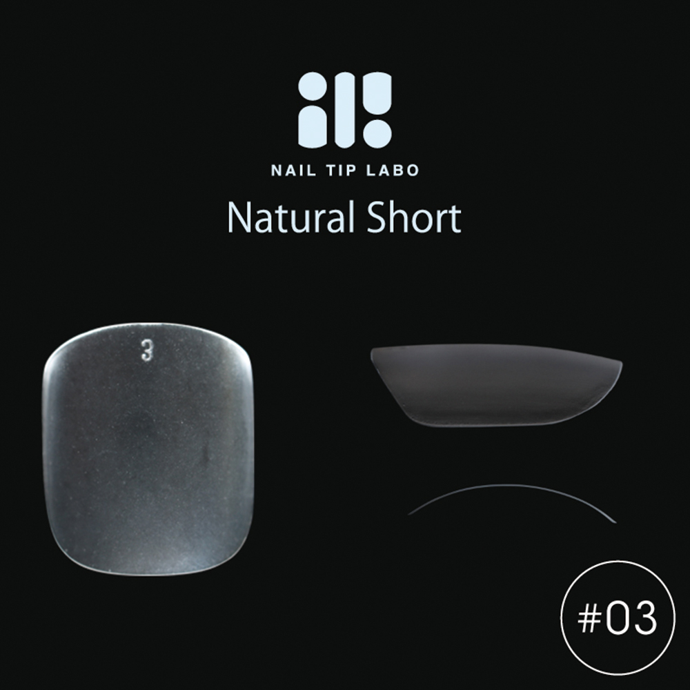 NAIL TIP LABO ネイルチップラボ ナチュラルショート #03