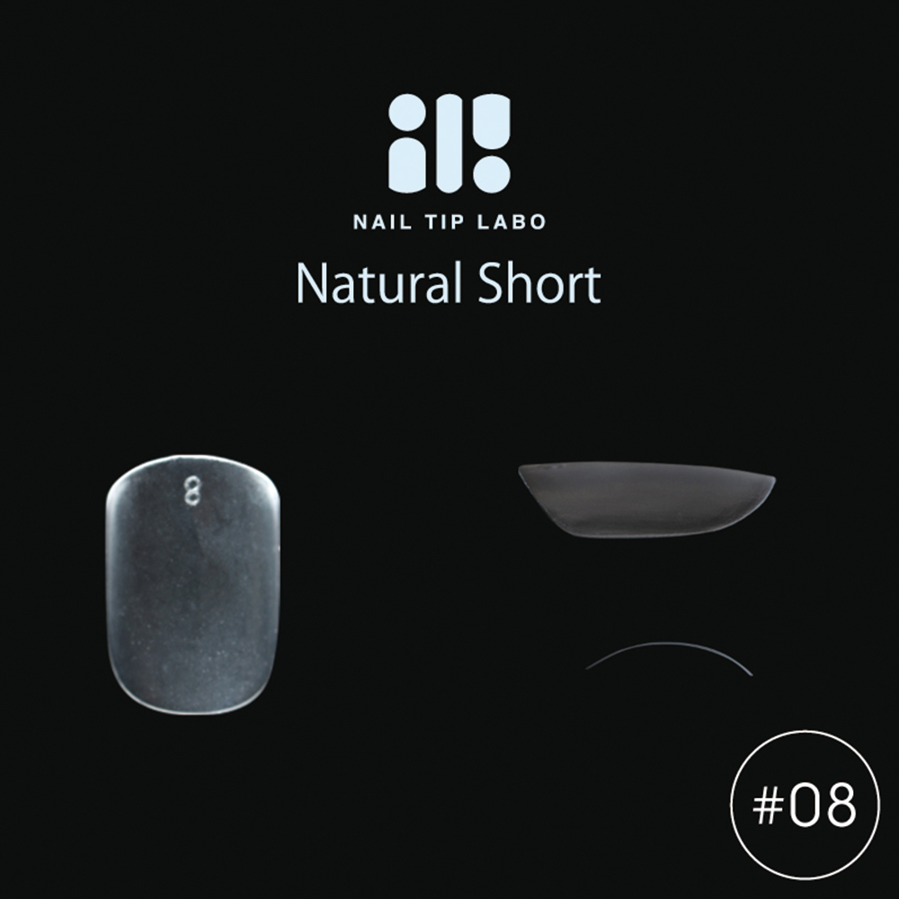 NAIL TIP LABO ネイルチップラボ ナチュラルショート #08