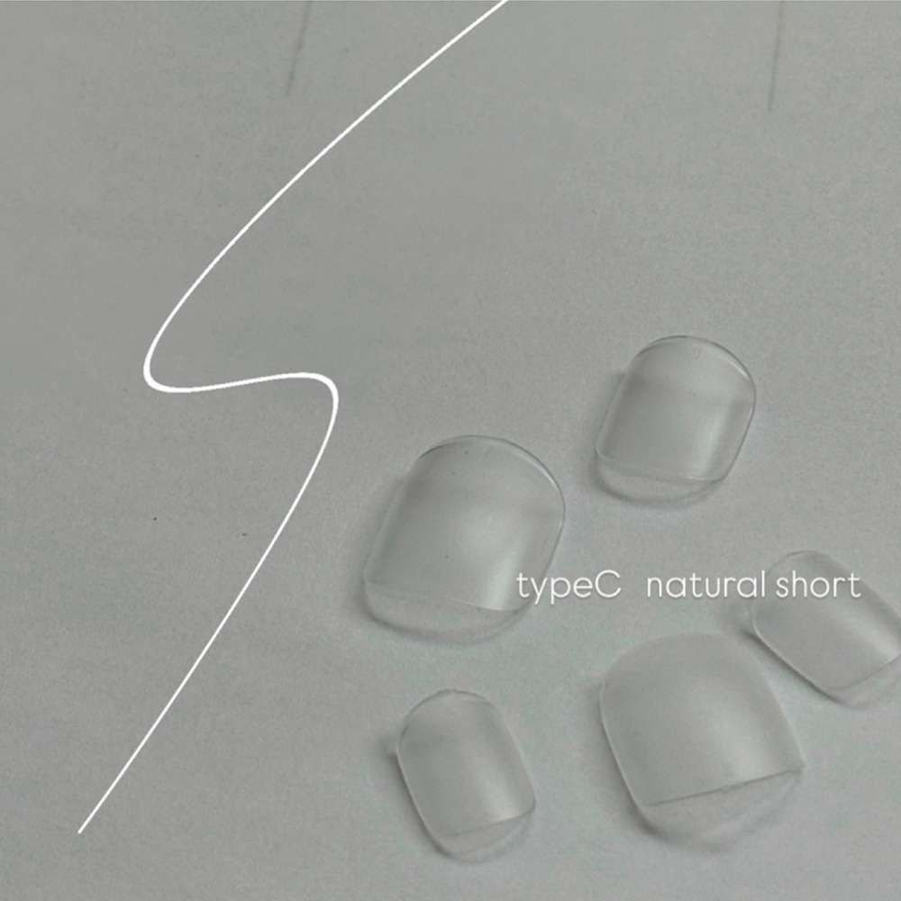 NAIL TIP LABO ネイルチップラボ ナチュラルショート #08