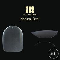 NAIL TIP LABO ネイルチップラボ ナチュラルオーバル #01